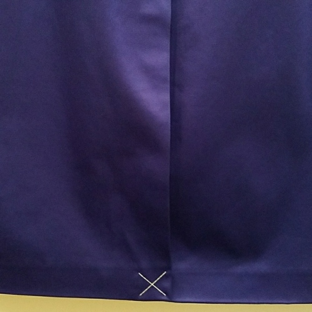 NWT Talbots Blue Shiny Maxi Skirt - Picture 4 of 8